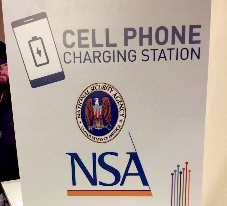 Cellphone charging station by NSA...